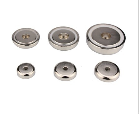 China Pot Neo Magnets produced by strong Permanent Magnets coated with Nickel plating supplier