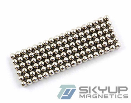 China N48 5mm / 3mm Neodymium Ball Magnets Colorful For Strong Permanent Magnetic Pot supplier