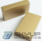 Block Neodymium magnets with coating  everlube used in electronics ,with ISO/TS certification