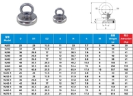Hot Sale Pot  NdFeB magnets produced by strong Permanent Magnets coated with Nickel plating