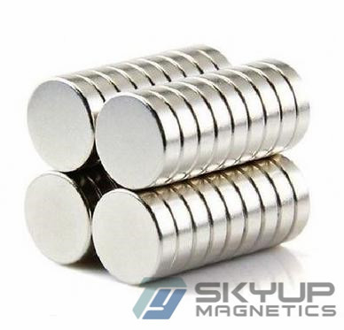 Disc Neodymiu magnets with coating Nickel  used in louder speakers ,with ISO/TS certification