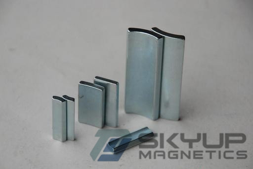 High Quality Arc motor magnets made by permanent rare earth Neo magnets produced by Skyup magnetics