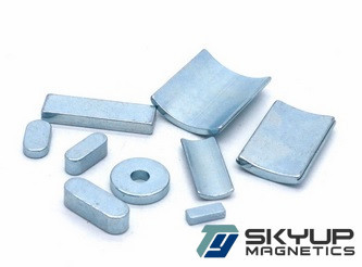 NdFeB  magnets coated with Zn used in Electronics.motors ,generators.produced by professional magnets factory