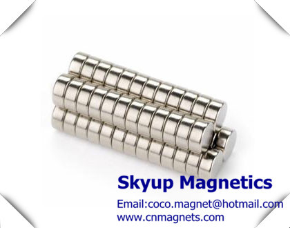 China Disc magnets - rare earth NdFeB Magnets used in Electronics and small motors ,with ISO/TS certification supplier