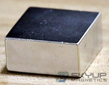 China Big High Performance Cube Permanent Rare earth NdFeB Magnets  coated with  Nickel and Epoxy for  Magnetic Seperators supplier