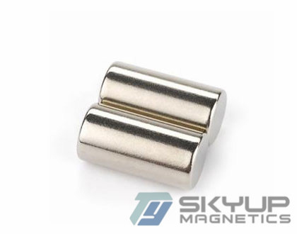 China Cylinder Neodymium Magnets with NiCuNi coating widely used in Electronics supplier