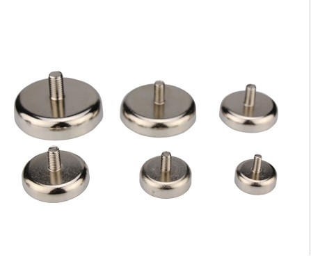 China Neo magnets Pot produced by strong Permanent Magnets coated with Nickel plating supplier