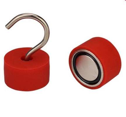 China Hot Sale NdFeB Hook magnets produced by strong Permanent Magnets coated with Nickel plating supplier