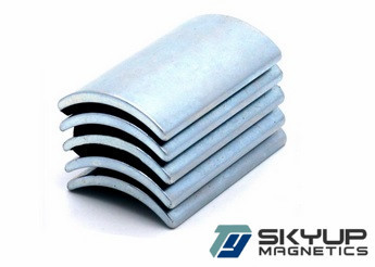 China NdFeB  magnets In Segment  shape  used in Electronics.motors ,generators.produced by professional magnets factory supplier