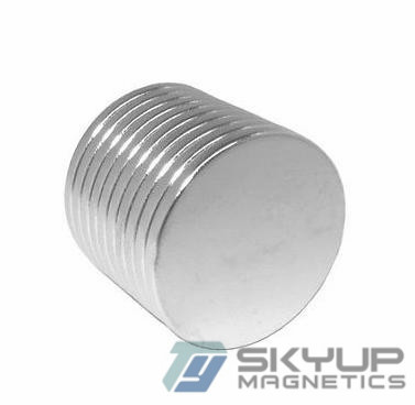 China N52 Super Strong Powerful Rare Earth NdFeB Magnet Neodymium 20mm Disc Magnets supplier