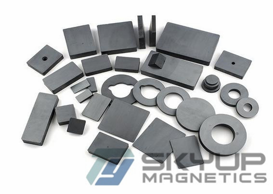 China 12 Years Experience customized Barium Ferrite block/ring/disc/ arc ceramic magnet supplier