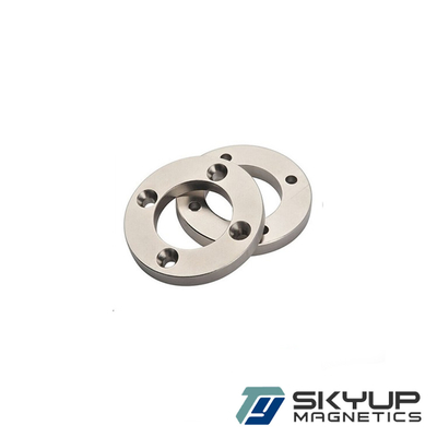 China N42 China zinc plated rare earth magnet ring arc segment neo speaker neodymium ring magnet, supplier