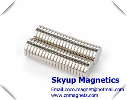 Disc rare earth Neo Magnets used in Electronics and small motors ,with ISO/TS certification