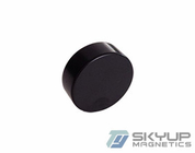 Disc NdFeB  magnets Coating with Black Epoxy used in automobile produced by Skyup magnetsics ,with ISO/TS certification