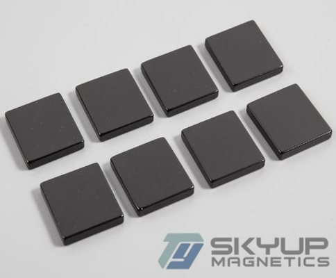 Block Neodymium magnets with coating  Black Epoxy used in electronics ,with ISO/TS certification