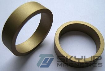 Hot Sale ring Permanent Rare earth NdFeB Magnets coated with everlube for sensors and generators