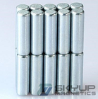 Cylinder  Neo magnets Coated with Zn  made by permanent rare earth Neo magnets produced by Skyup magnetics