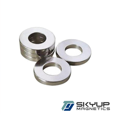 N42 China zinc plated rare earth magnet ring arc segment neo speaker neodymium ring magnet,