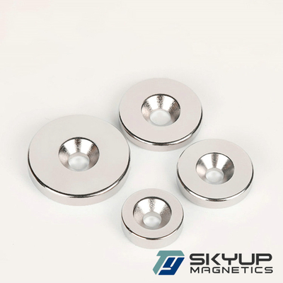 Customer Customized permanent n52 ndfeb neodymium rare earth magnet neodymium magnet with screw hole