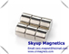 Cylinder  rare earth NdFeB Magnets used in Electronics and small motors ,with ISO/TS certification supplier