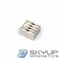 High Performance Cube Permanent Rare earth NdFeB Magnets  coated with Nickel for electronics supplier