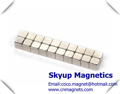 Rectangular  rare earth NdFeB Magnets used in Electronics and small motors ,with ISO/TS certification