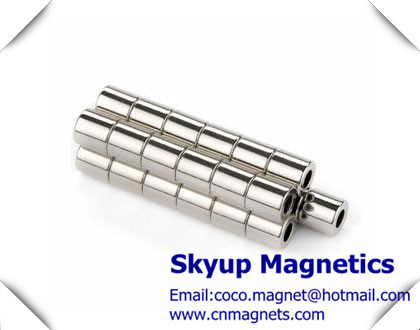 Cylinder  rare earth NdFeB Magnets used in Electronics and small motors ,with ISO/TS certification