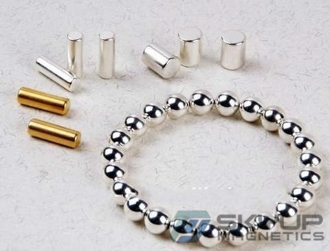 Gold-plated Neodymium Magnets with gold coating widely used in bags,clothes