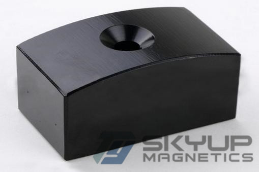 High Quality Arc motor magnets coated with Epoxy made by permanent rare earth Neo magnets produced by Skyup magnetics