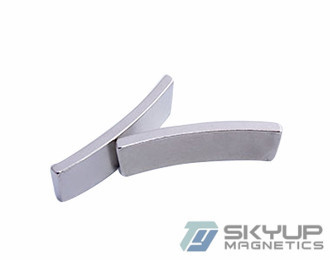 High Quality Segment motor magnets coat with Epoxy made by permanent rare earth Neo magnets produced by Skyup magnetics