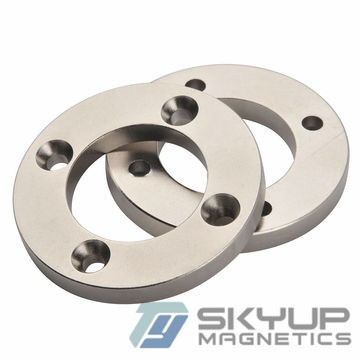 N50 zinc plated rare earth magnet ring arc segment neo speaker neodymium ring magnet