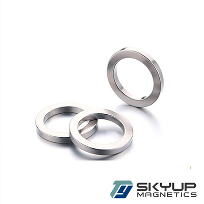 N42 China zinc plated rare earth magnet ring arc segment neo speaker neodymium ring magnet,